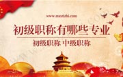 初级职称有哪些专业,初级职称怎么评,专业不对口评职称
