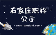 石家庄职称公示,石家庄职称评定结果,石家庄工程师职称公示