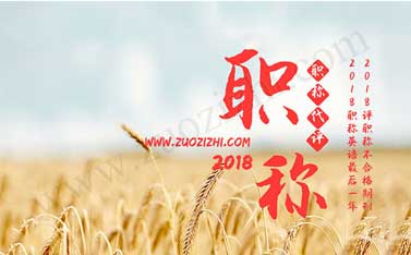 2018职称英语最后一年