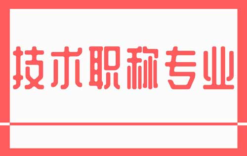 技术职称专业