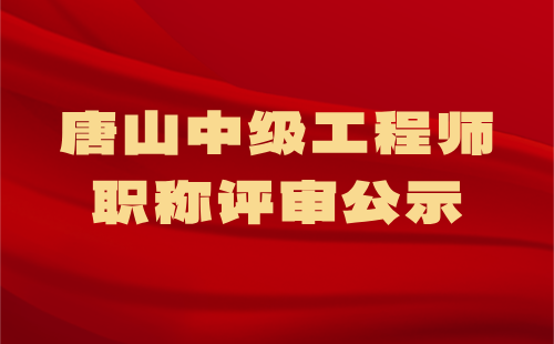 工程师职称评审公示