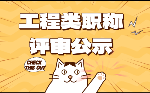 职称评审公示