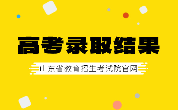 山东高考录取结果查询时间