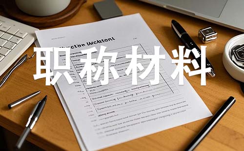 中级工程师职称需要哪些材料