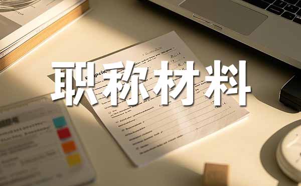 中级职称评审需要准备哪些材料