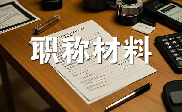 保定中级职称评审需要准备哪些材料