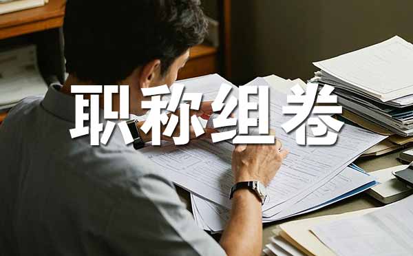 职称评审材料组卷