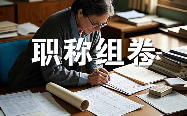 职称评审材料组卷