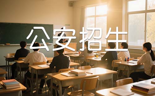 公安专业招生报名